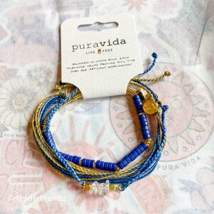 Pura Vida December 2023 “Deep Blue” bracelet club set